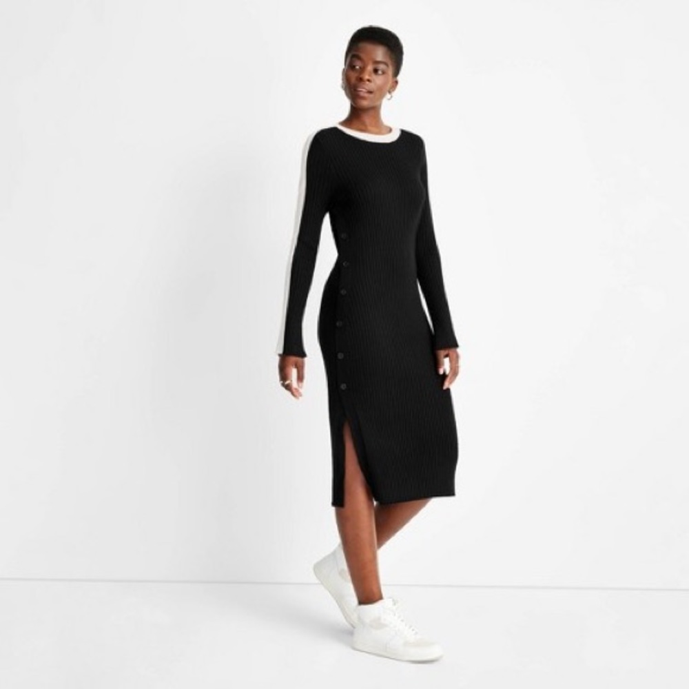 The Future Collective x Target, Ribbed Midi Dress, XS
